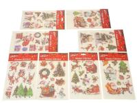 Opakowanie Naklejki z motywem świątecznym MIX