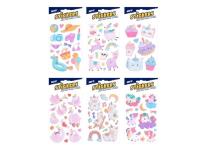 Opakowanie Naklejki z pianki 6122 16x8cm mix