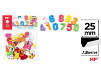 Opakowanie Naklejki z pianki EVA literki duże