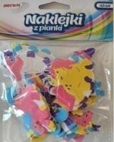 Opakowanie Naklejki z pianki jednorożec 28szt