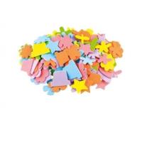 Opakowanie Naklejki z pianki kwiaty i figury 120szt