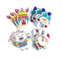 Naklejki z pianki świąteczni przyjaciele 12szt. Wydawca: Dalprint. SmakLiter.pl Opakowanie Naklejki z pianki świąteczni przyjaciele 12szt