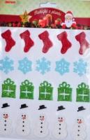 Opakowanie Naklejki z pianki z brokatem 20szt