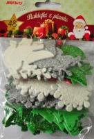 Opakowanie Naklejki z pianki z brokatem 48szt