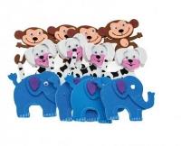 Opakowanie Naklejki z pianki zwierzątka z ruchomymi oczkami