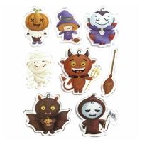 Naklejki żelowe Halloween 8szt. Wydawca: Dalprint. SmakLiter.pl Opakowanie Naklejki żelowe Halloween 8szt