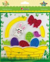 Opakowanie Naklejki żelowe Wielkanoc 12szt
