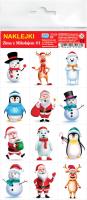 Opakowanie Naklejki. Zima z Mikołajem