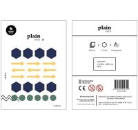 Opakowanie Naklejki Znaczniki #23 Geo 3 ark.