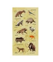 Opakowanie Naklejki Zwierzęta wymarłe gatunki