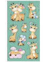 Opakowanie Naklejki Żyrafy