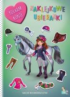 Okładka książki Naklejkowe ubieranki. Kocham konie