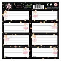 Opakowanie Nalepki na zeszyty Baletnica (25szt)