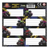 Opakowanie NALEPKI NA ZESZYTY RACE TEAM