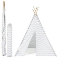 Namiot teepee szary. Wydawca: Boppi. SmakLiter.pl Opakowanie Namiot teepee szary