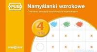 Namyślanki wzrokowe - 4 lata PUS. Autor: Agata Indrychowska. SmakLiter.pl Okładka książki Namyślanki wzrokowe - 4 lata PUS