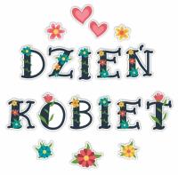 Opakowanie Napis dekoracyjny jednostronny - Dzień kobiet 18el