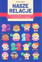 Nasze relacje. Nazywanie relacji międzyludzkich i towarzyszących im emocji. Autor: Renata Malek. SmakLiter.pl Okładka książki Nasze relacje. Nazywanie relacji międzyludzkich i towarzyszących im emocji