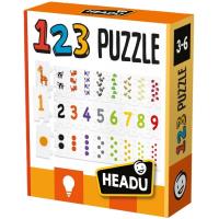 Opakowanie Nauka liczenia 123 Puzzle HEADU