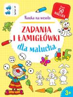 Nauka na wesoło. Zadania i łamigłówki dla malucha 3+. Autor: Peter Patillla. SmakLiter.pl Okładka książki Nauka na wesoło. Zadania i łamigłówki dla malucha 3+