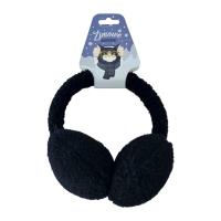 Opakowanie Nauszniki pluszowe czarne