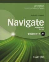 Navigate Beginner A1 Workbook with Key and CD Pack. Autor: Jane Hudson. SmakLiter.pl Okładka książki Navigate Beginner A1 Workbook with Key and CD Pack