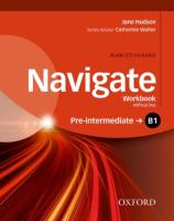 Navigate Pre-Intermediate B1 Workbook without Key + CD Pack. Autor: Jake Hughes, Katie Wood. SmakLiter.pl Okładka książki Navigate Pre-Intermediate B1 Workbook without Key + CD Pack