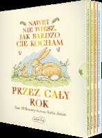 Nawet nie wiesz, jak bardzo cię kocham przez cały rok (edycja specjalna). Autor: Sam McBratney. SmakLiter.pl Okładka książki Nawet nie wiesz, jak bardzo cię kocham przez cały rok (edycja specjalna)