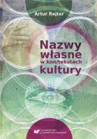 Okładka książki Nazwy własne w kon/tekstach kultury