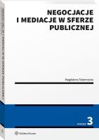 Okładka książki Negocjacje i mediacje w sferze publicznej