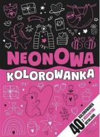 Okładka książki Neonowa kolorowanka różowa