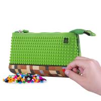 Opakowanie Neoprenowy piórnik na suwak z zielonym panelem