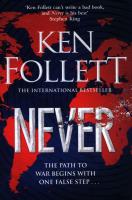 Never. Autor: Ken Follett. SmakLiter.pl Okładka książki Never