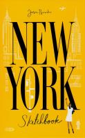 New York Sketchbook. Autor: Brooks Jason. SmakLiter.pl Okładka książki New York Sketchbook