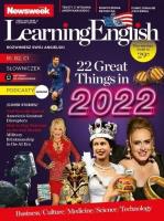Newsweek Learning English 1/2022. Autor:   Praca zbiorowa. SmakLiter.pl Okładka książki Newsweek Learning English 1/2022