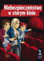 Niebezpieczeństwo w starym kinie. Autor: Maja von Vogel. SmakLiter.pl Okładka książki Niebezpieczeństwo w starym kinie
