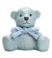 Opakowanie Niebieska skarbonka miś 12,5 cm SUKI