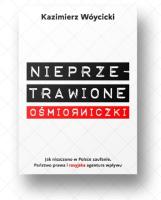Nieprzetrawione ośmiorniczki. Autor: Wóycicki Kazimierz. SmakLiter.pl Okładka książki Nieprzetrawione ośmiorniczki