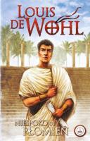 Niespokojny płomień. Autor: Wohl de Louis. SmakLiter.pl Okładka książki Niespokojny płomień