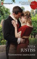 Niestosowne zauroczenie. Autor: Justiss Julia. SmakLiter.pl Okładka książki Niestosowne zauroczenie