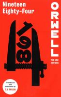 Nineteen Eighty-Four. Autor: Orwell George. SmakLiter.pl Okładka książki Nineteen Eighty-Four