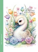 Opakowanie Notatnik 128x165/64K kratka łabędź FRESH