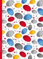 Opakowanie Notatnik 145x197/48K kratka parasolki FRESH