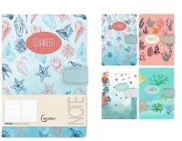 Opakowanie Notatnik A5 linia 144 strony na magnes MIX