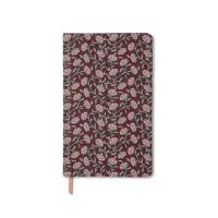 Opakowanie Notatnik Journal 128K linia Burgundy Vintage Flora