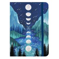 Notatnik mini Fazy Księżyca. Wydawca: Peter Pauper Press. SmakLiter.pl Opakowanie Notatnik mini Fazy Księżyca