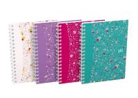 Notatnik Oxford Floral 2 spirale A6 50kartkowy 90g k5x5. Autor: Hamelin. SmakLiter.pl Okładka książki Notatnik Oxford Floral 2 spirale A6 50kartkowy 90g k5x5