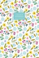 Opakowanie Notatnik ozdobny 64 strony linia Kwiaty niebieski