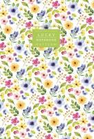 Opakowanie Notatnik ozdobny 64 strony linia Kwiaty zielony