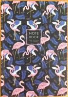 Opakowanie Notatnik ozdobny A5/64K kratka TW Flamingi